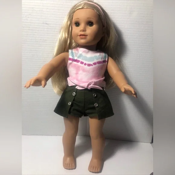 AMERICAN GIRL "Kira Bailey" " Doll 18" green eyes, blonde hair - Picture 1 of 5